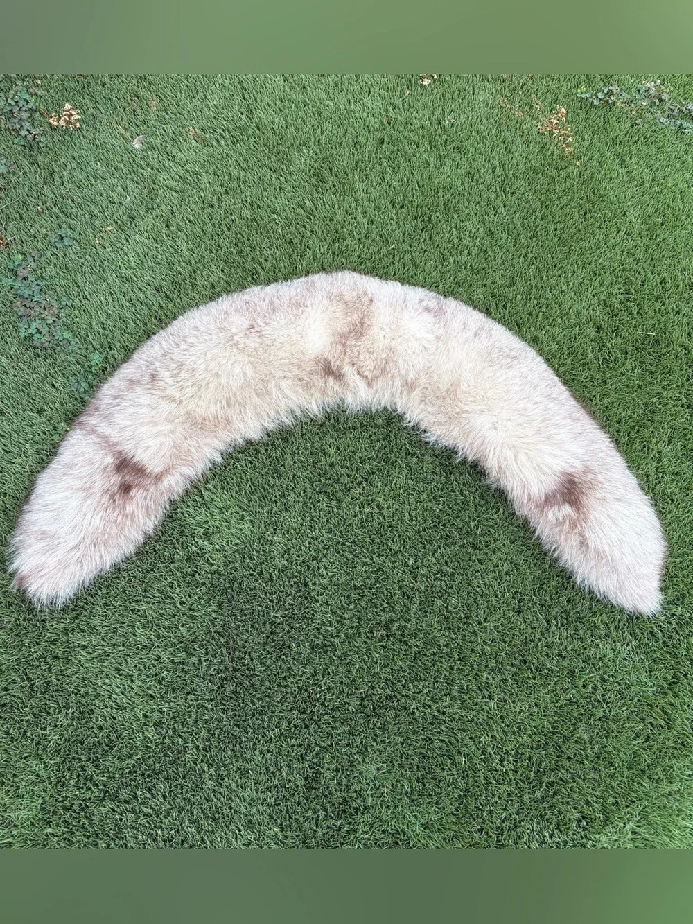 Fluffy Fox Fur Stole Wrap Collar Rocker Style Unisex